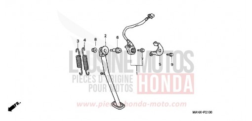 BEQUILLE NX650X de 1999